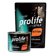 Prolife Life Style Pollo Fresco Cibo Umido Per Gattini Lattina 200g-1