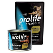 Prolife Sterilised Renna Fresca E Patate Cibo Umido Per Gatti Adulti Bustina 85g-1