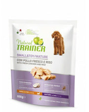 Natural Trainer Crocchette Con Pollo Fresco Per Cani Anziani Taglia Piccola Sacco 800g-2