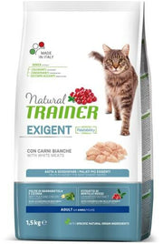 Natural Trainer Exigent Crocchette Con Carni Bianche Per Gatti Adulti Sacco 1,5kg-1