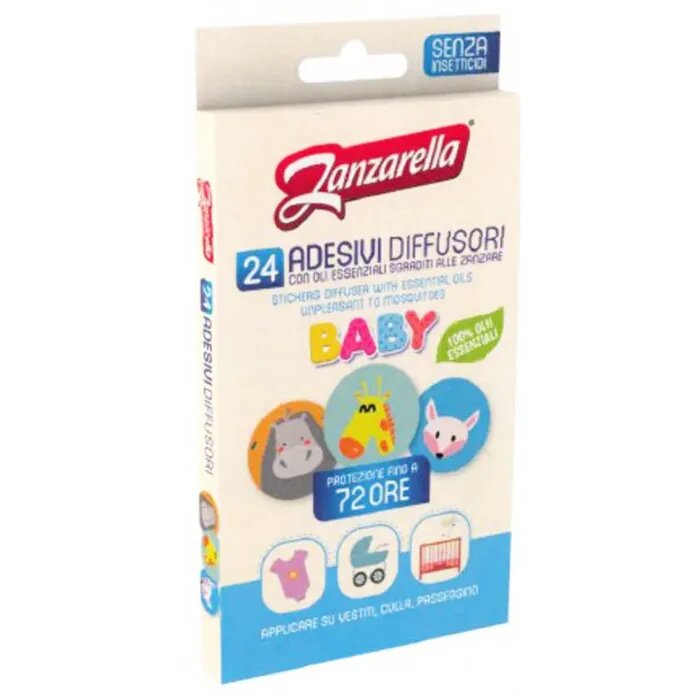 Zanzarella Baby 24 Adesivi Antizanzare-2