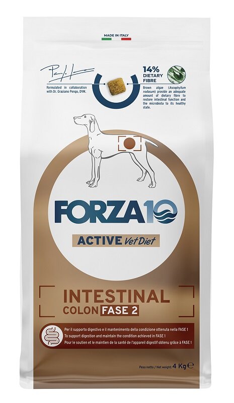 Forza10 Intestinal Colon Fase I Cibo Secco Pesce Per Cani Adulti Sacco 4kg-1