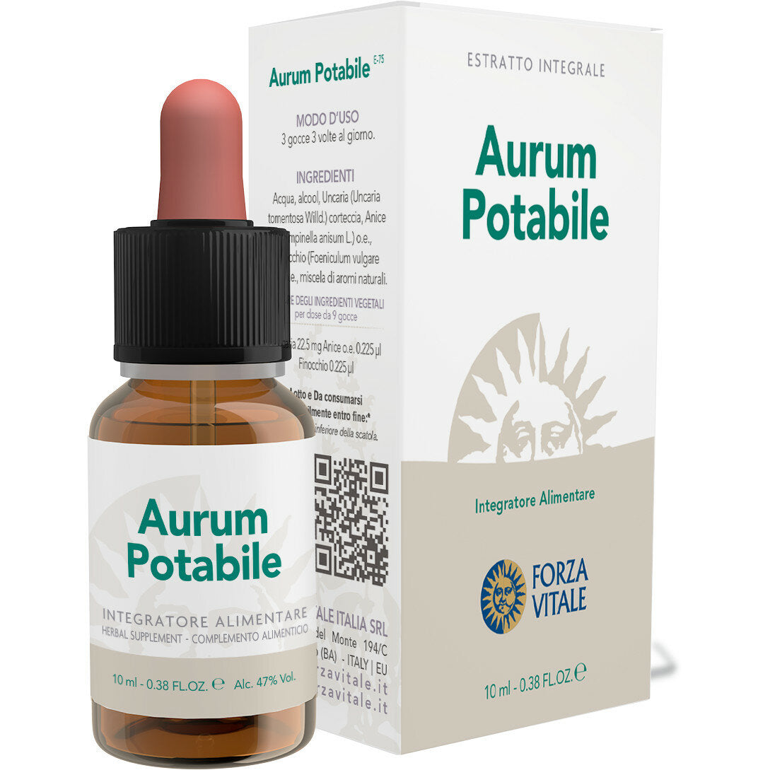Forza Vitale Ecosol Aurum Potabile per il benessere del cuore 10ml-2
