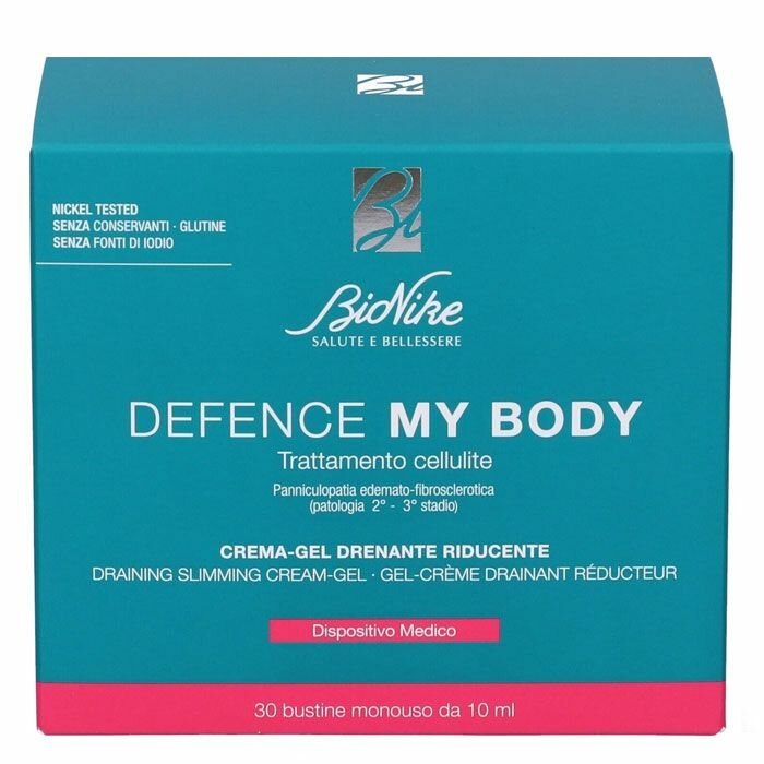 Bionike Defence My Body Crema Gel Drenante Riducente 30 Bustine Da 10ml-1