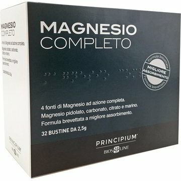 Biosline Principium Magnesio Completo utile al sistema nervoso e alla funzione muscolare 32 bustine-3