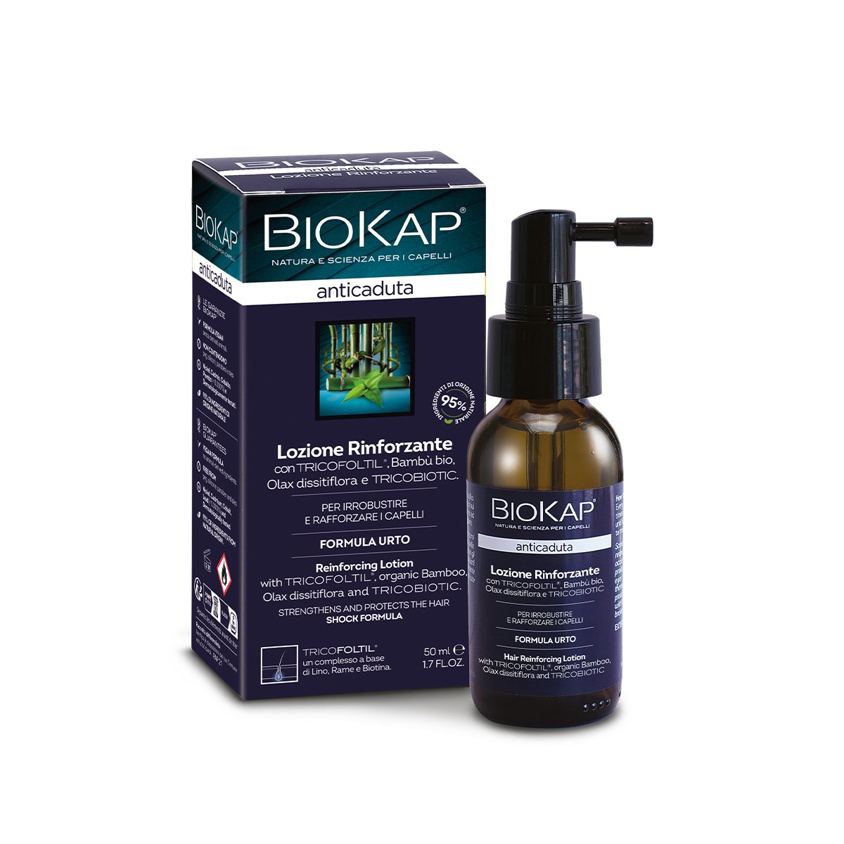 Biokap Anticaduta Lozione Rinforzante Tricobiotic 50ml-1
