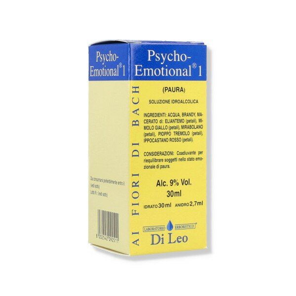 Laboratorio Erboristico di Leo Psycho Emotional 1 Paura fiori di Bach 30ml-1