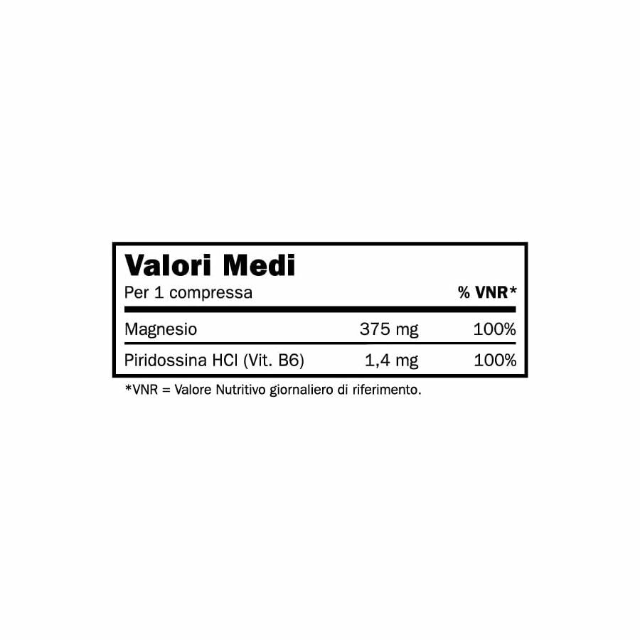 Natroid Magnesium X4 375mg + B6 100 Compresse-1