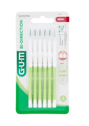 Gum bi-direction 2 in 1 scovolino fine 0.7 mm 6 pezzi-1