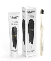 Curasept Luxury Gel dentifricio sbiancante 75ml + spazzolino-1