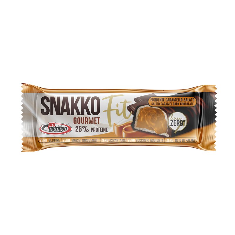 Snakko Fit Barretta Caramello Salato 30g-1