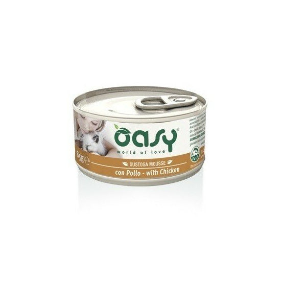 Oasy Wet Cat Caprice Mousse Con Pollo 85g-1