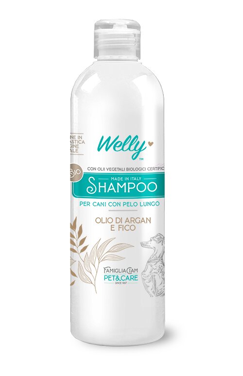 Welly Shampoo Olio Di Argan & Fico Per Cani Con Pelo Lungo 250ml-2