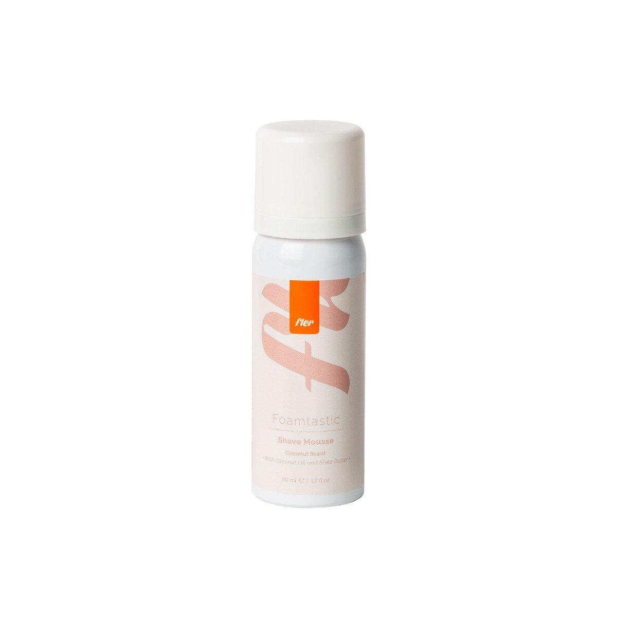 Fler Foamtastic Mousse Depilazione olio di cocco e burro di karité 50ml-1