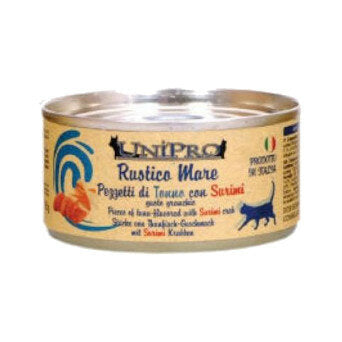 Unipro Rustico Mare Cibo Umido Tonno Con Surimi Granchio Per Gatti Adulti Barattolo 85g-2