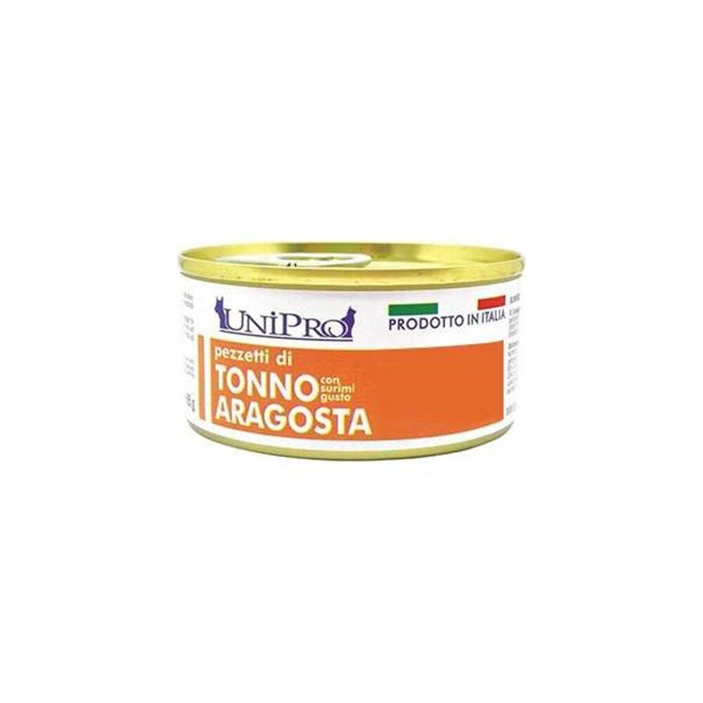 Unipro Pezzetti Di Tonno Con Surimi Aragosta Cibo Umido Per Gatti Adulti Scatoletta 85g-2