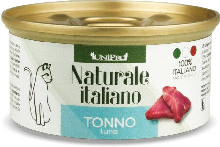 Unipro Naturale Italiano Cibo Umido Tonno Per Gatti Adulti Scatoletta 85g-2