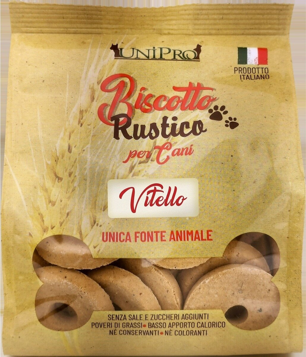 Unipro Biscotto Rustico Vitello Alimento Complementare Per Cani 300g-1