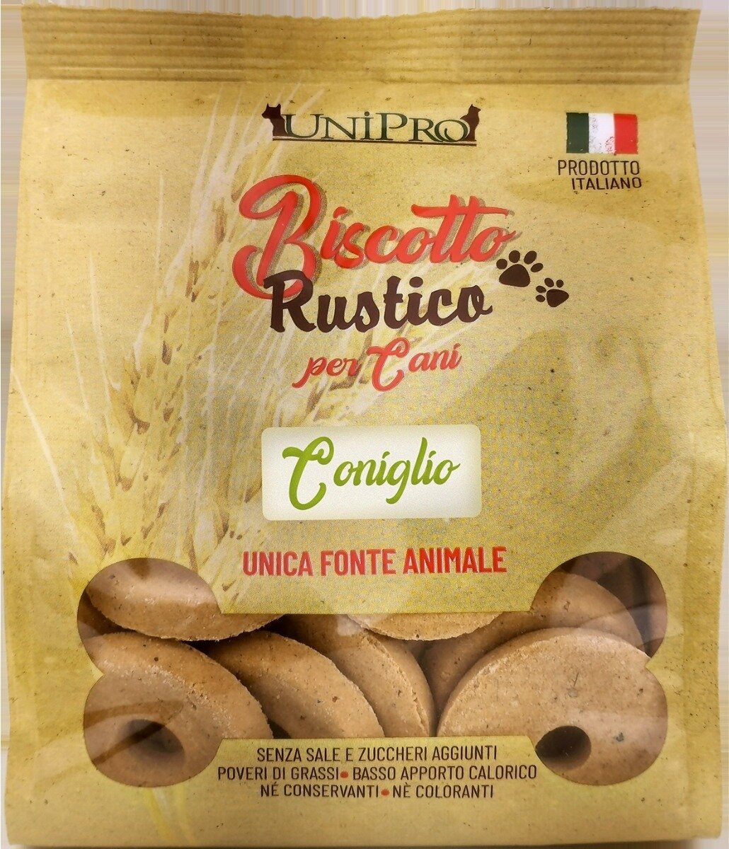 Unipro Biscotto Rustico Coniglio Alimento Complementare Per Cani 300g-1