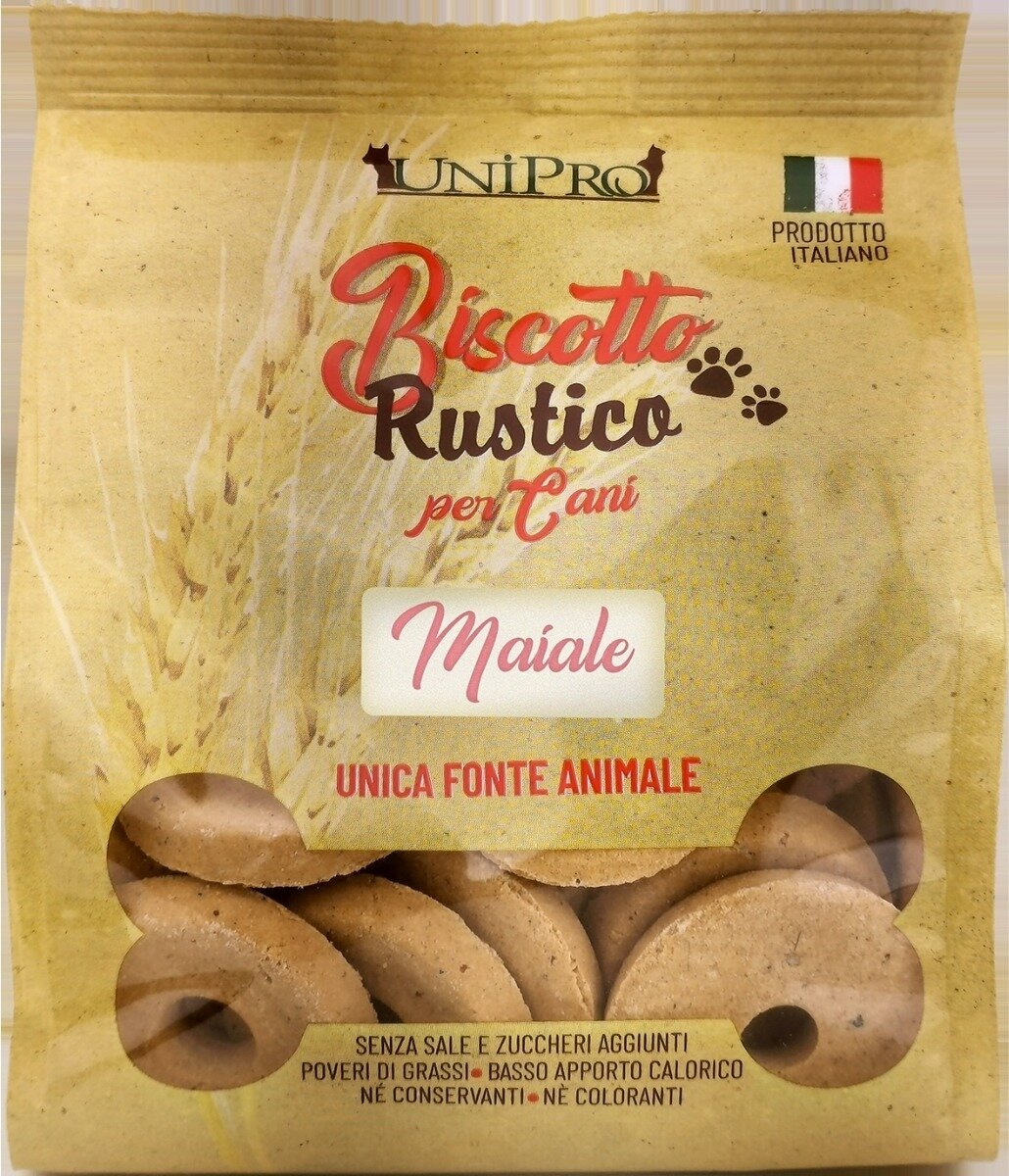 Unipro Biscotto Rustico Maiale Alimento Complementare Per Cani 300g-1