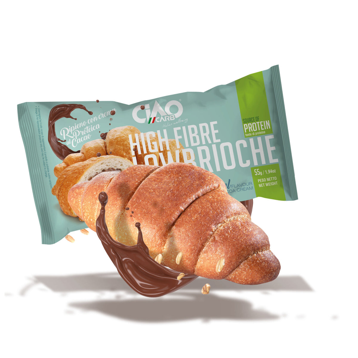 Ciaocarb Stage 4 Lowbrioche Crema Cacao 55g-1