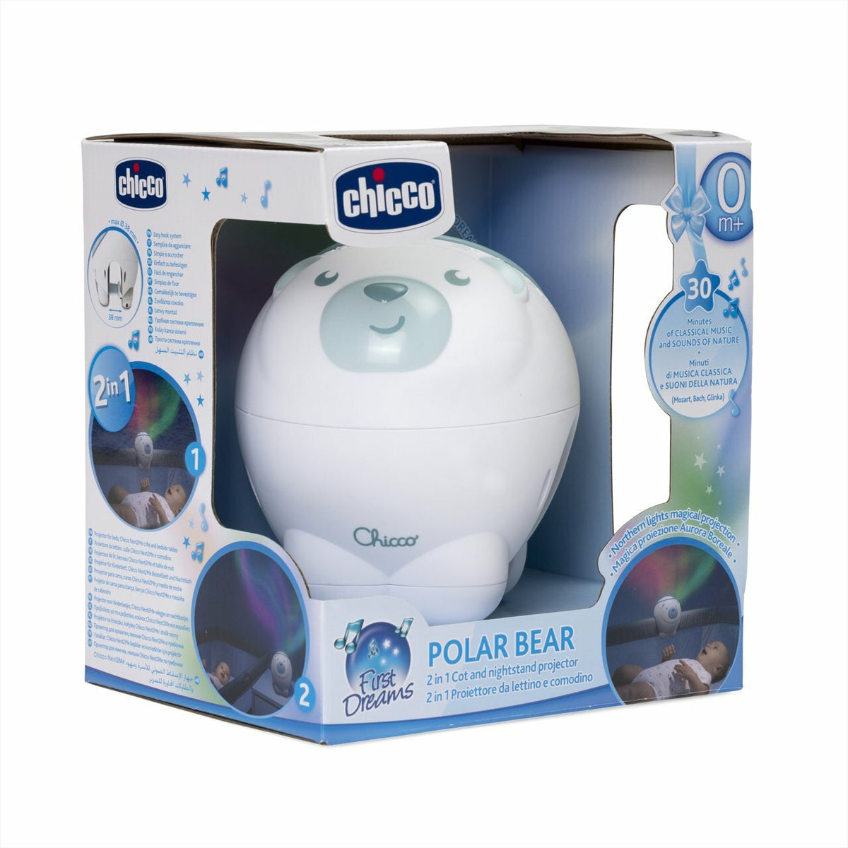 Chicco Proiettore Orso Polare Blu 0 Mesi+-5