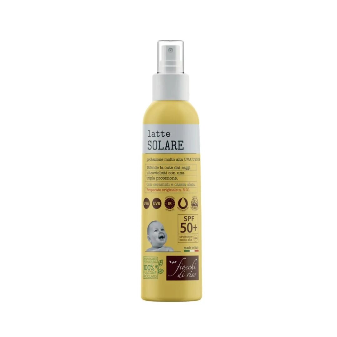 Fiocchi Di Riso Latte Solare Per Bambini 140ml SPF50+-3