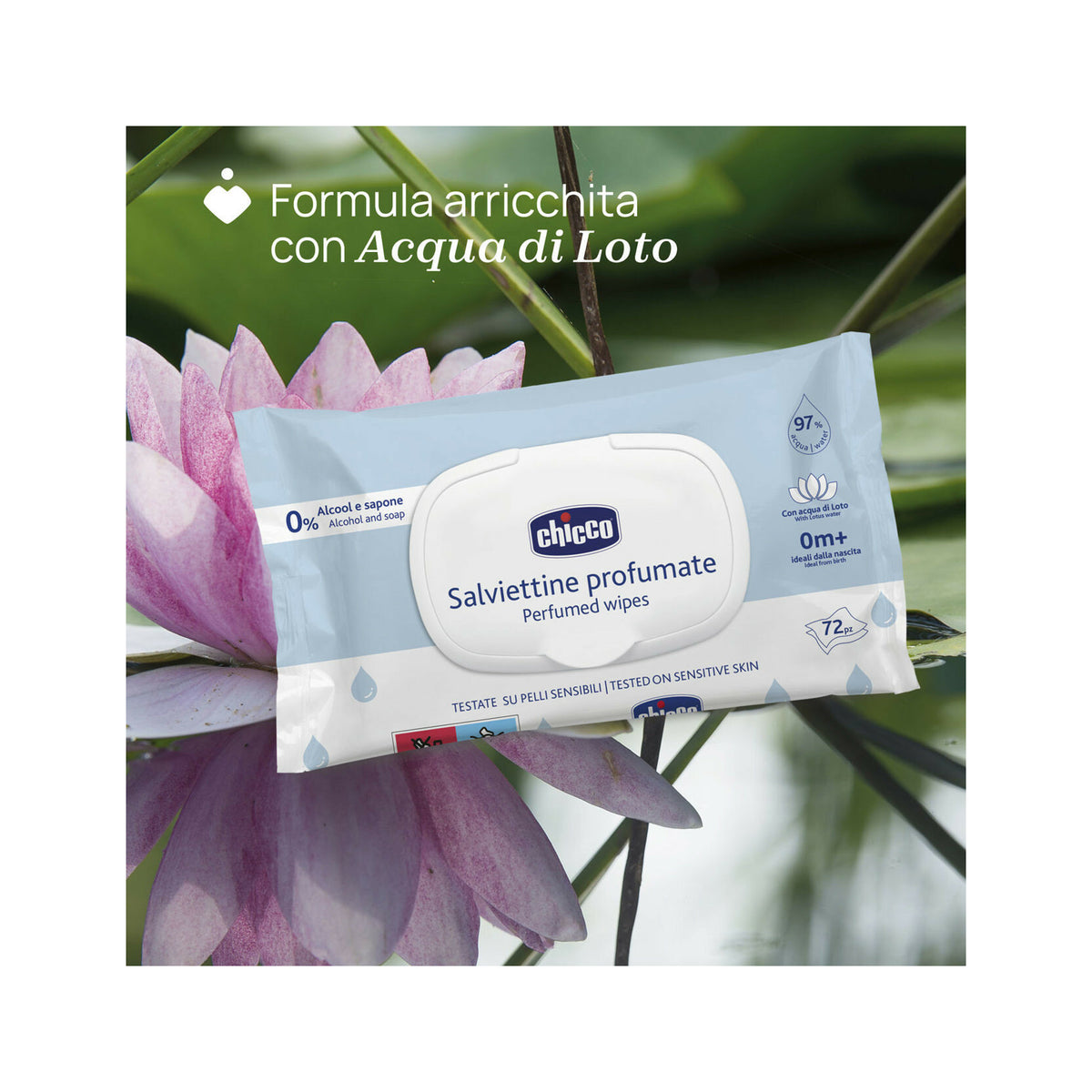 Chicco Salviettine Profumate 72 Pezzi-3