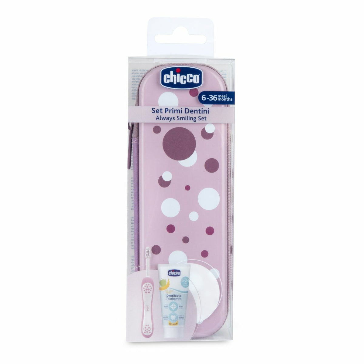 Chicco Set Dentale 6Mesi+ Rosa-1