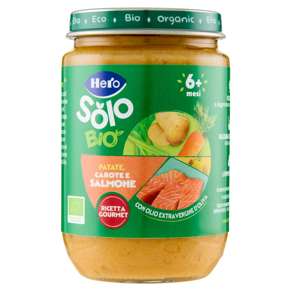 Hero Solo Omogeneizzato Salmone/Verdure 190g-1