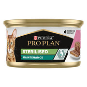 Nestle' Purina Pro Plan Sterilised Gatto Pate' Salmone e Tonno Lattina 85g-1