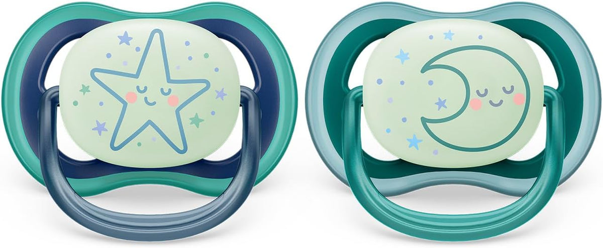 Succhietto Avent Ultra Air Night Time 6-18m Stella/luna-1