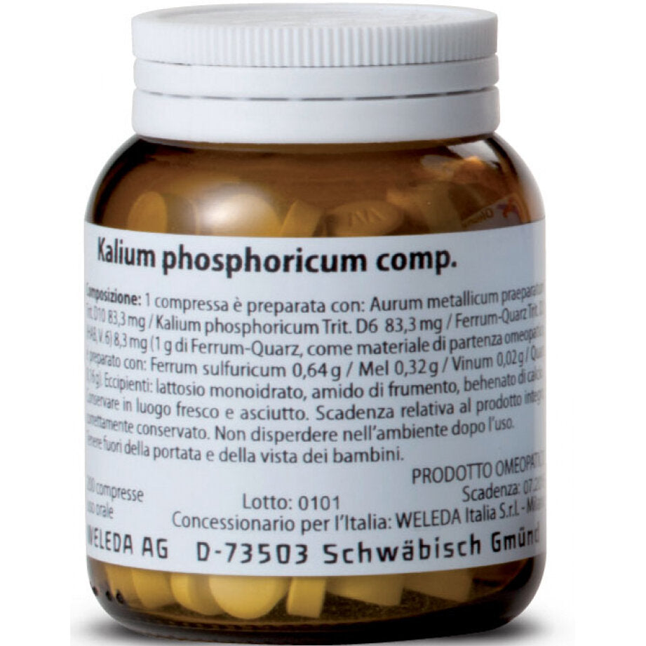 Weleda Kalium Phosphoricum CP medicinale omeopatico 200 compresse-2