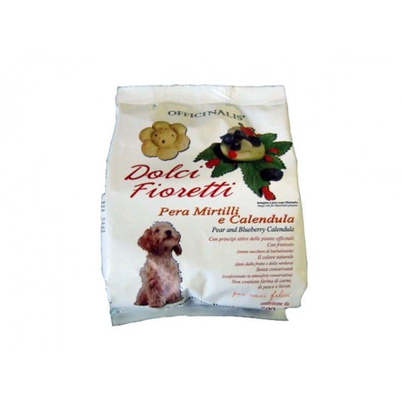Officinalis Dolci Fioretti Pera Mirtilli E Calendula Per Cani 500g-1