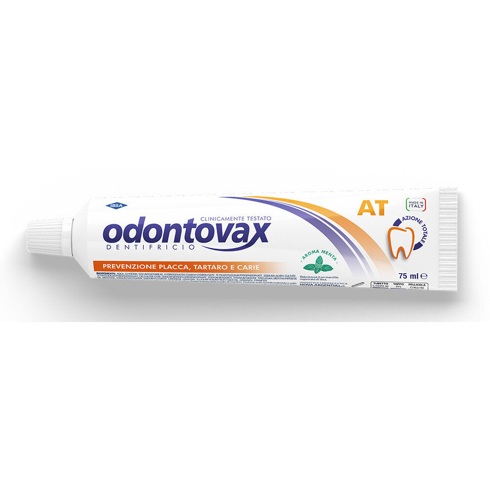 Odontovax at dentifricio azione totale prevenzione placca 75ml-2