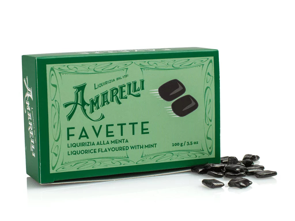 Amarelli Favette Liquirizia Alla Menta 100g