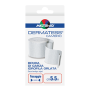 Master Aid Dermatess Cambric benda di garza orlata 5cmx5m 1 pezzo