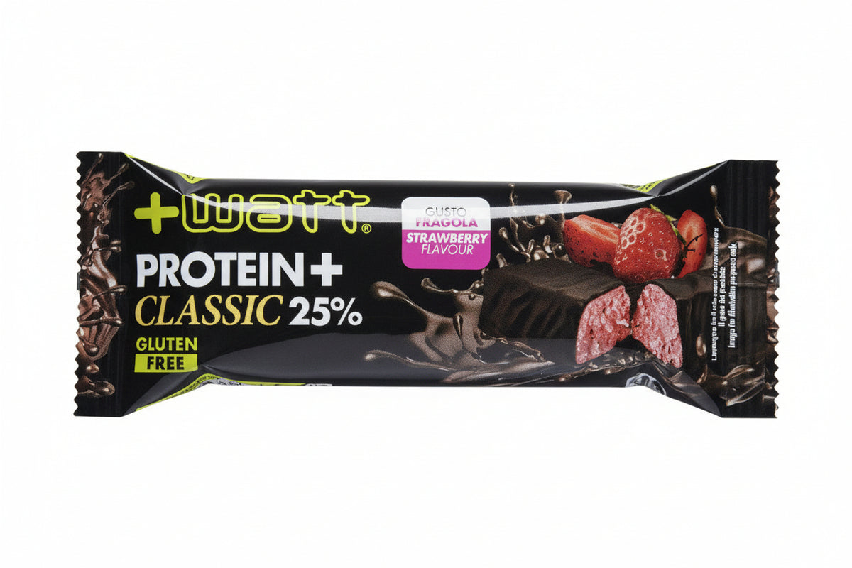 +Watt Protein+ Classic 25% Barretta Proteica Gusto Fragola 40g-2