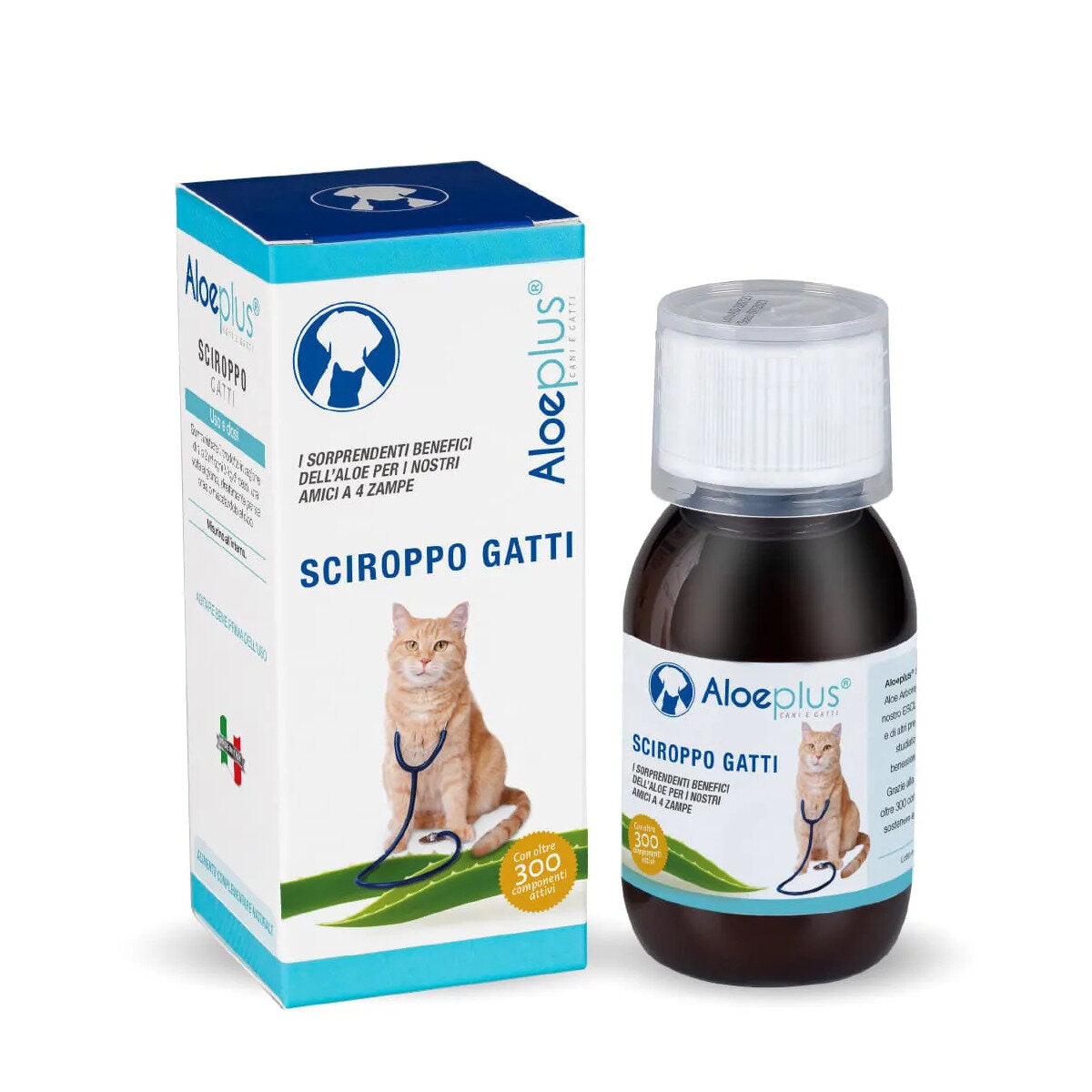 Hdr Aloeplus Sciroppo Per Gatti 100ml-1