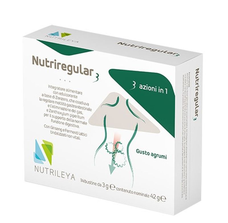 Nutriregular 3 utile per l'eliminazione di gas 14 bustine-1
