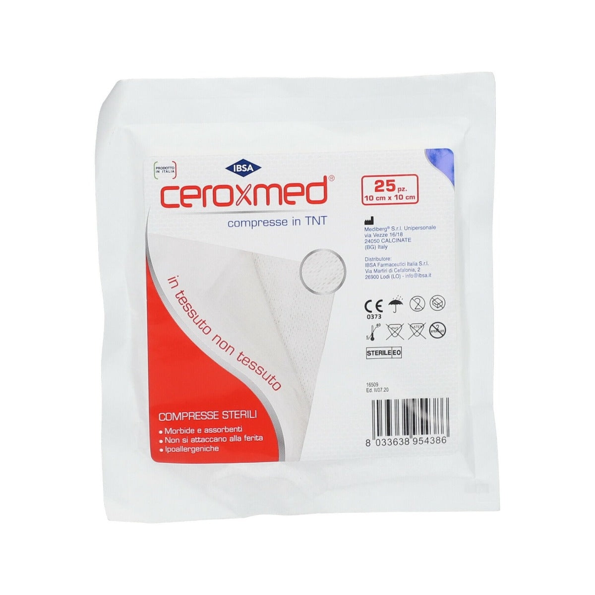 Ceroxmed Special Soft compresse di garza sterili 10x10cm 25 pezzi-2