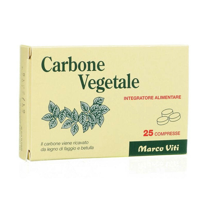 Carbone vegetale integratore 25 compresse-2