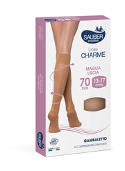 Sauber Linea Classica Gambaletto 70 Maglia Liscia Neutro Beige Taglia 2-2