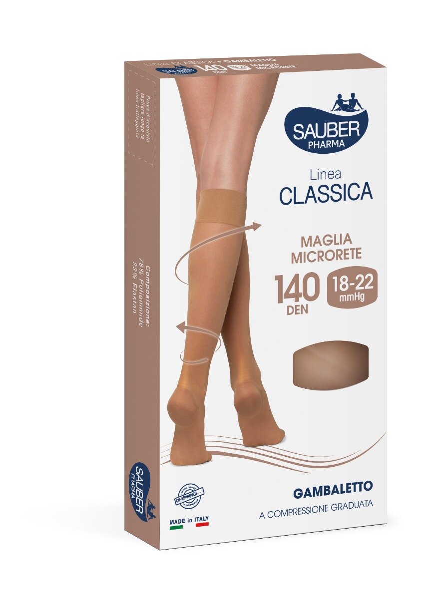 Sauber Gambaletto 140 Maglia Microrete Neutro Beige 3 Linea Classica S-2