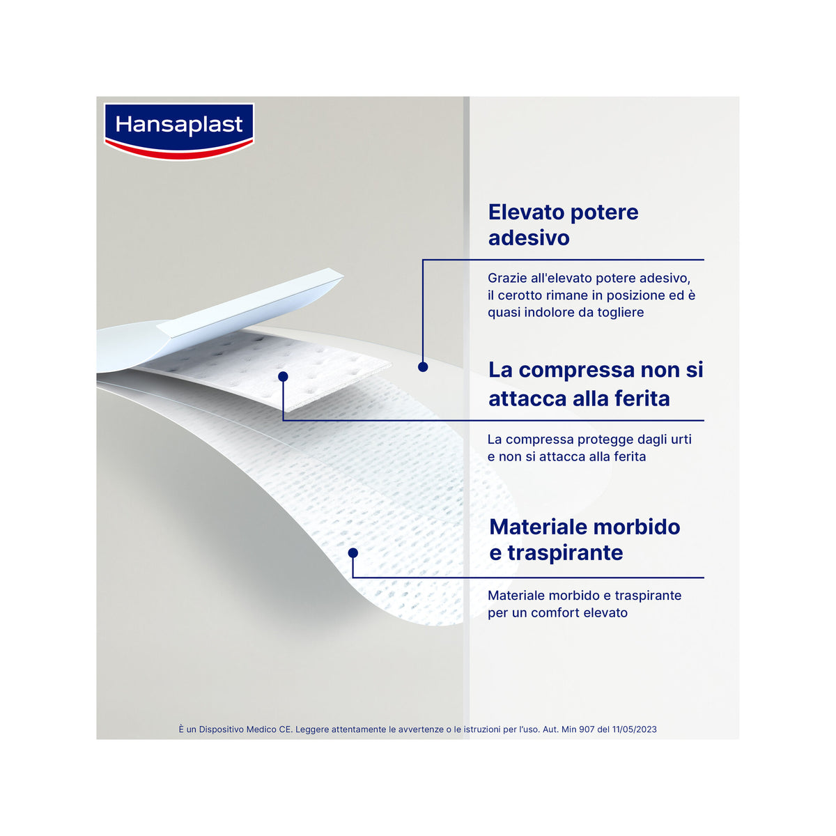 Hansaplast Cerotti Sensitive Delicati Per Pelli Sensibili 20 Pezzi In 2 Formati-3