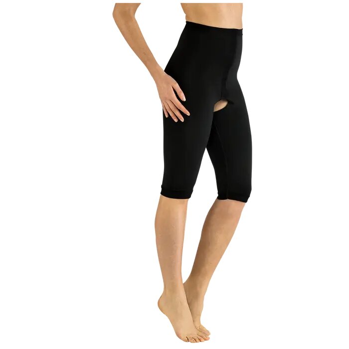 Pavis Wellness 370 Guaina Per Liposuzione Corta Con Allacciatura Nero Taglia XL-3