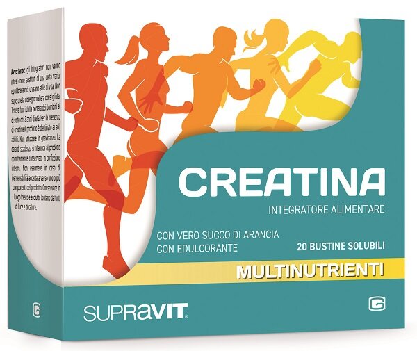 Supravit Creatina Integratore Alimentare per Ridotto Apporto con la Dieta 20 bustine-3
