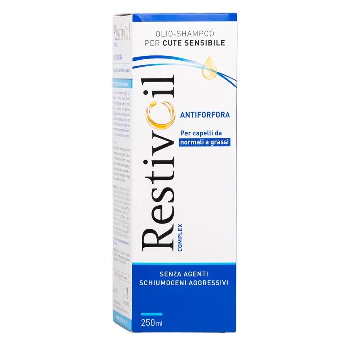 Restivoil Complex Antiforfora Olio-Shampoo per cute sensibile capelli da normali a grassi 250ml-1