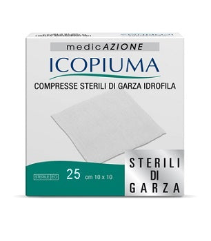 Icopiuma Garza Compressa Idrofila 10x10cm 25 Pezzi-0