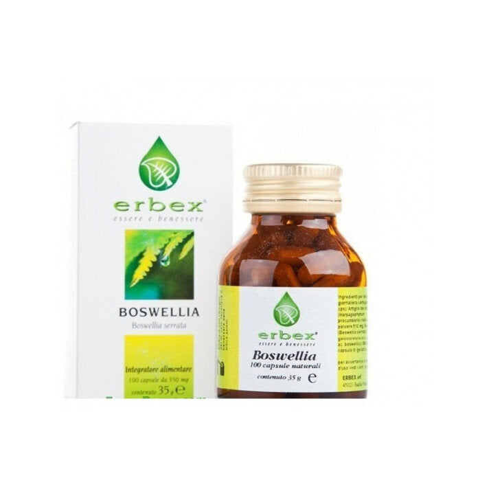 Erbex Boswellia per i disturbi infiammatori e reumatici 100 capsule-1